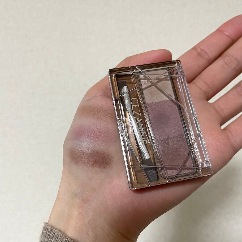 ノーズ&アイブロウパウダー/CEZANNE/パウダーアイブロウを使ったクチコミ(3枚目)