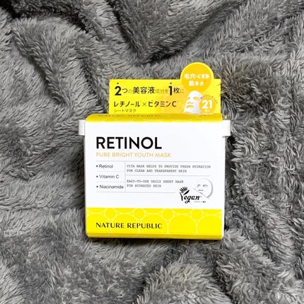 キューブマスク レチノール/ネイチャーリパブリック/シートマスク・パックを使ったクチコミ(1枚目)