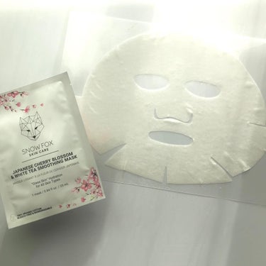 桜＆ホワイトティー スムージング マスク/SNOW FOX SKINCARE/シートマスク・パックを使ったクチコミ（4枚目）
