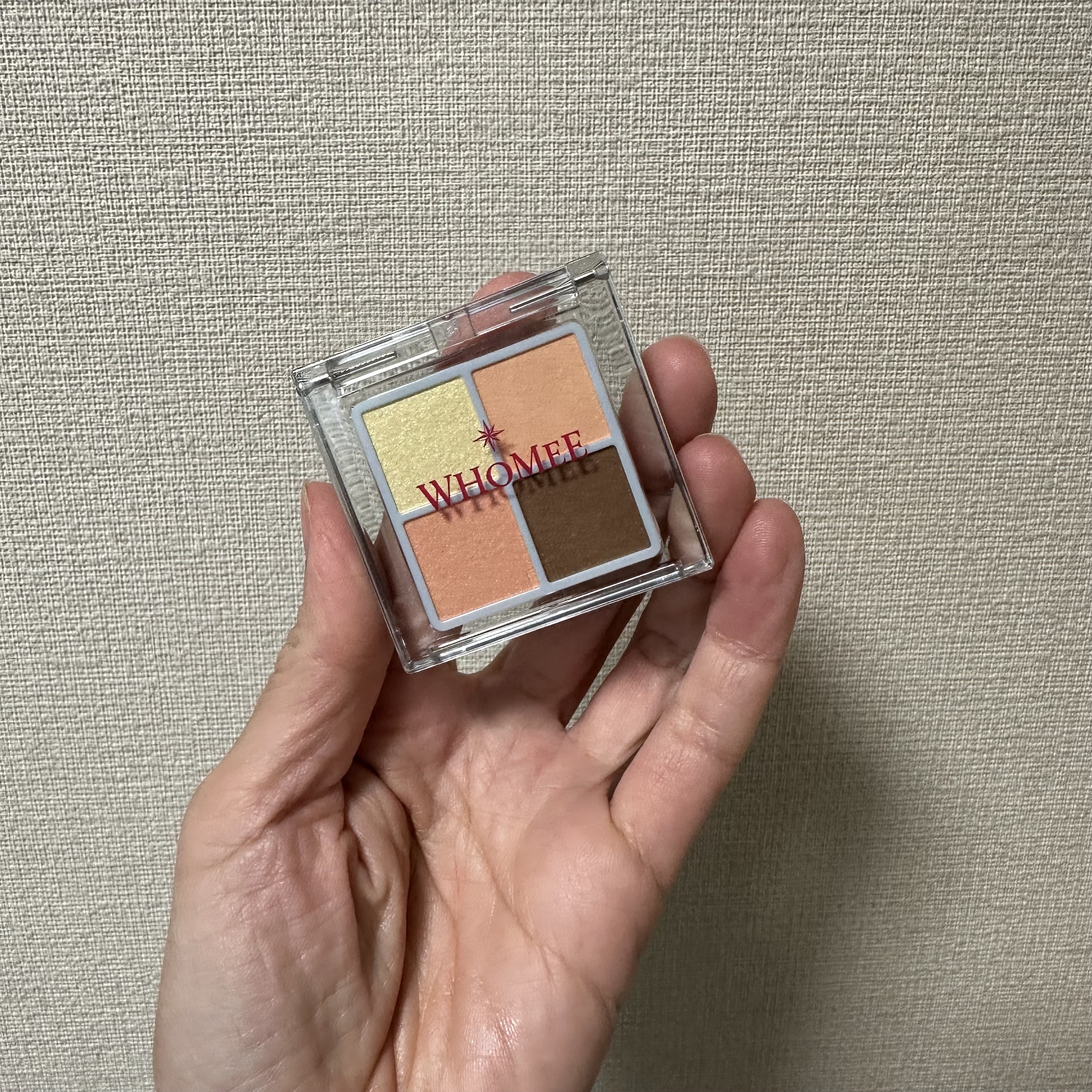 フーミー　リリュタンパレット パフ/WHOMEE/アイシャドウパレットを使ったクチコミ（1枚目）