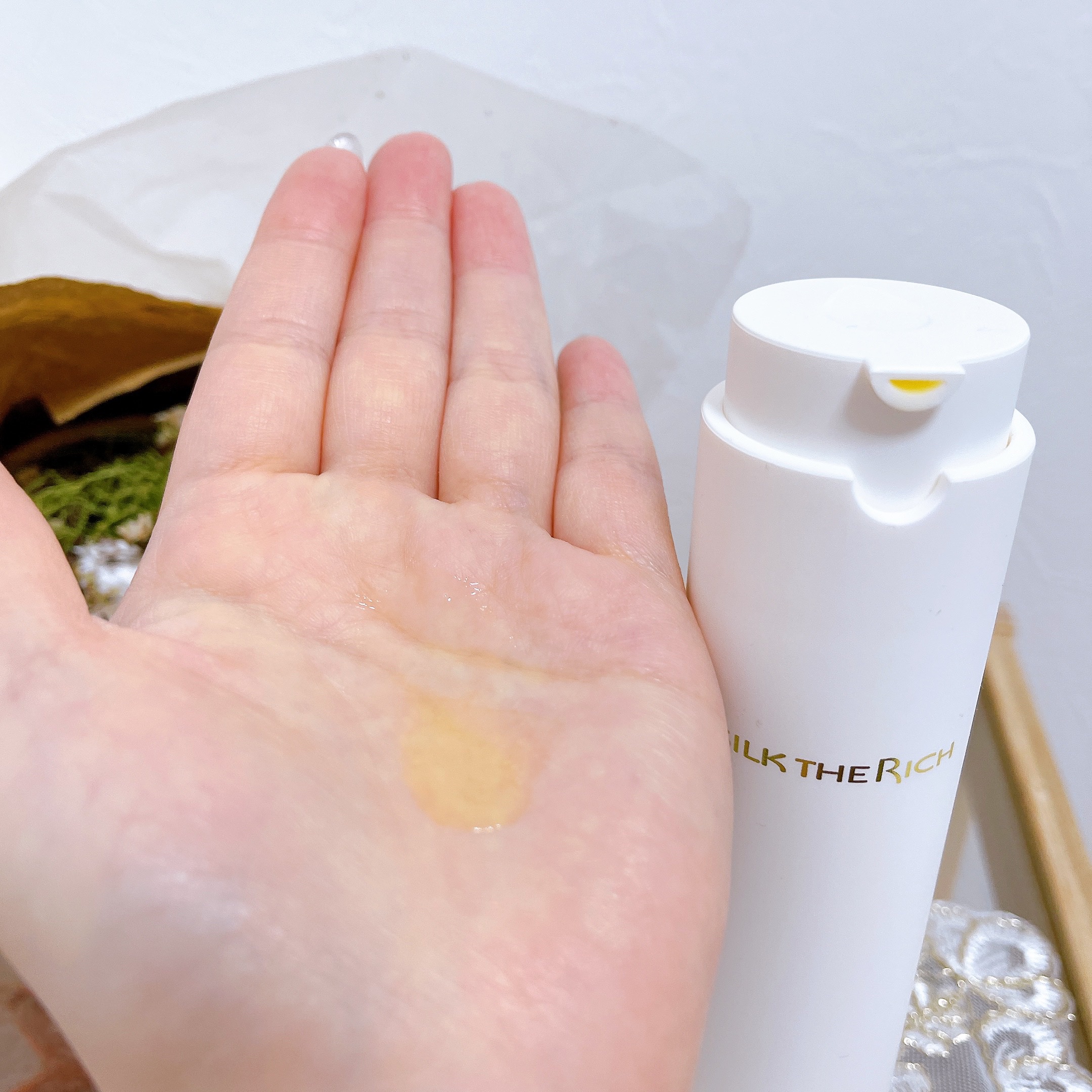 ザ・リッチ ヘアオイルGPF/SILK THE RICH/ヘアオイルを使ったクチコミ（3枚目）