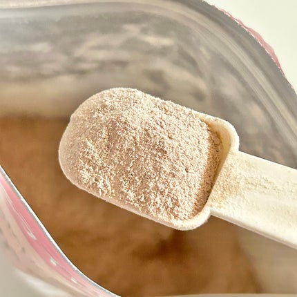 ミライPlusプロテイン ミルクココア味 ホエイ&ソイプロテインパウダー/森永乳業/その他プロテインを使ったクチコミ(5枚目)