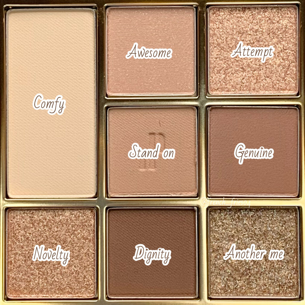 ドットオンムードアイパレット 04 アナザーヌードファセット/Heart Percent/アイシャドウパレットを使ったクチコミ（3枚目）