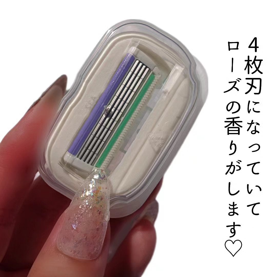 イントゥイション 敏感肌用 ホルダー (刃付き)+替刃1コ/イントゥイション/シェーバーを使ったクチコミ(4枚目)