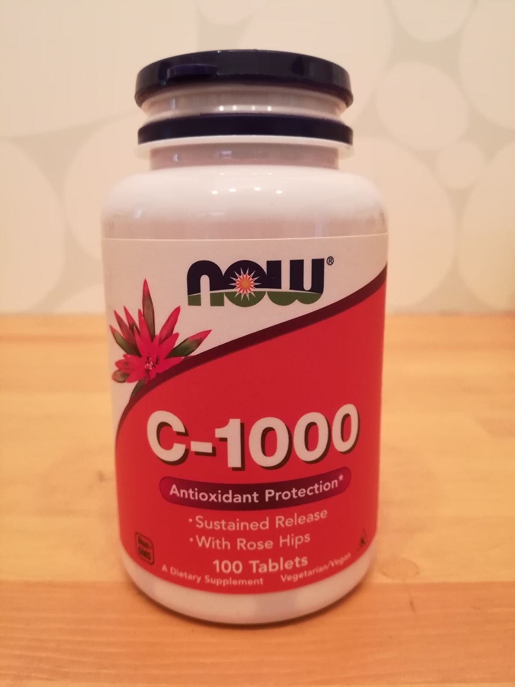 ビタミンC-1000 ローズヒップ タイムリリース/Now Foods/健康サプリメントを使ったクチコミ(1枚目)
