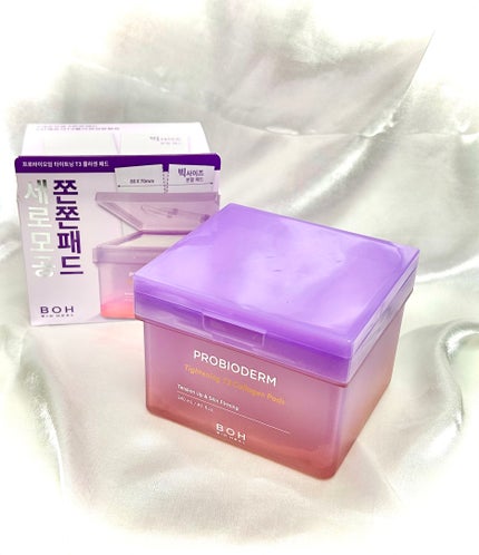 プロバイオダームタイトニングT3コラーゲンパッド/BIOHEAL BOH/トナーパッドを使ったクチコミ(1枚目)