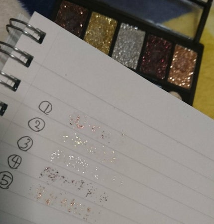 グリッターパレット/ドド/アイシャドウパレットを使ったクチコミ(4枚目)