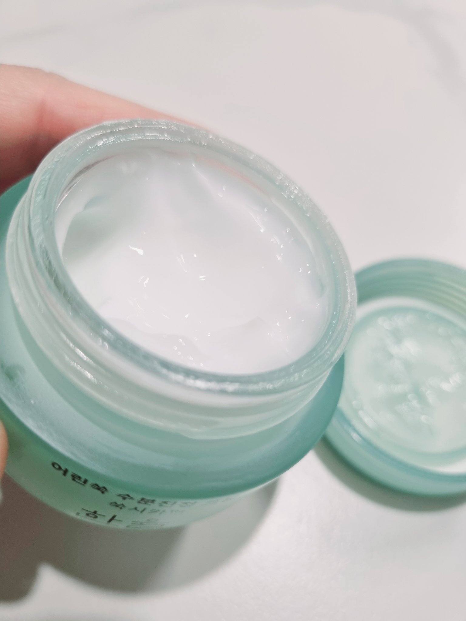 ピュアアルテミシア カーミングウォータークリーム/HANYUL(ハンユル)/フェイスクリームを使ったクチコミ（2枚目）