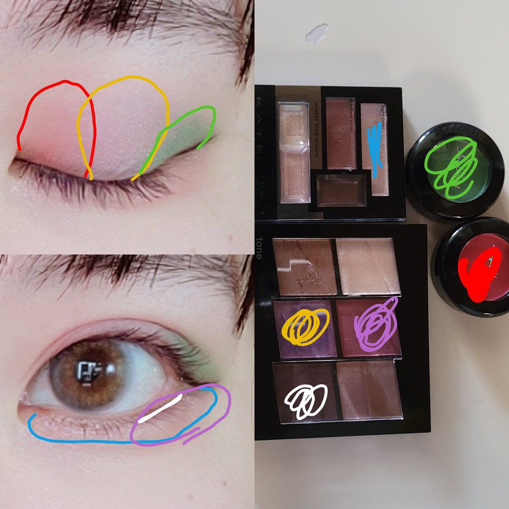 エンジェル ハート アイカラーズ 13 カームグリーン/エンジェルハート/単色アイシャドウを使ったクチコミ（3枚目）