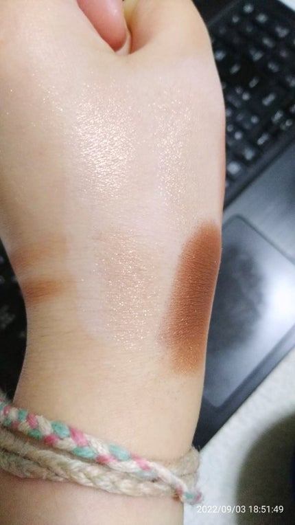 UR GLAM DUO EYESHADOW BRUSH B(デュオアイシャドウブラシB)/U R GLAM/メイクブラシを使ったクチコミ(6枚目)