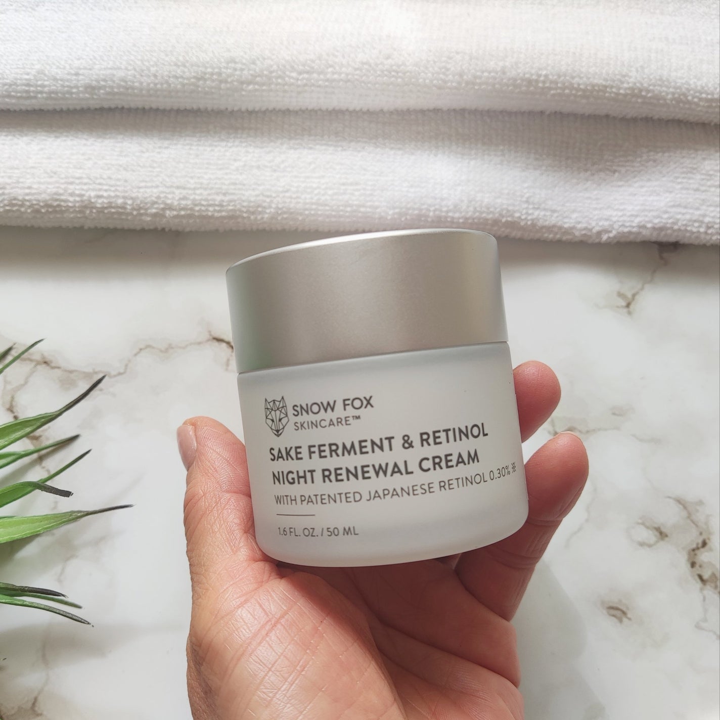 SAKE ナイトクリーム/SNOW FOX SKINCARE/フェイスクリームを使ったクチコミ(2枚目)