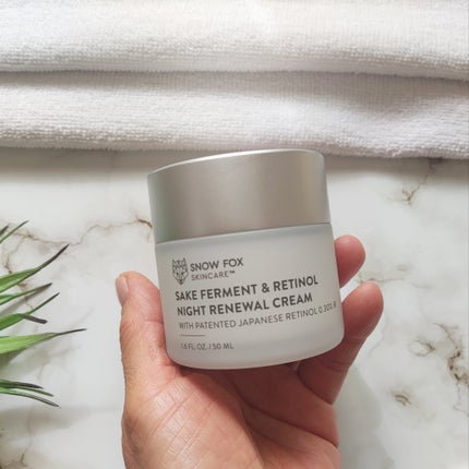 SAKE ナイトクリーム/SNOW FOX SKINCARE/フェイスクリームを使ったクチコミ(2枚目)