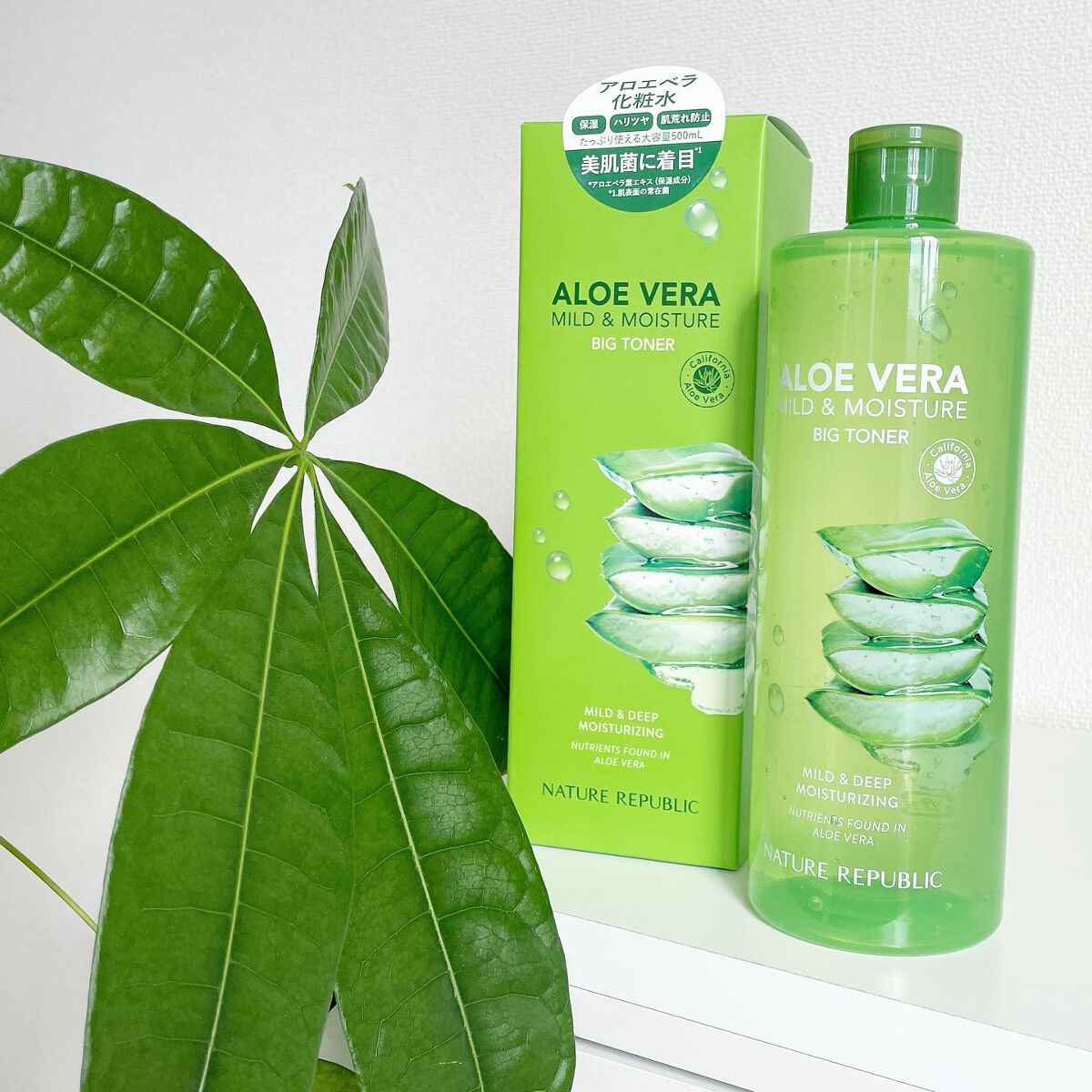 マイルド&モイスチャー アロエビッグトナー/ネイチャーリパブリック/化粧水を使ったクチコミ(1枚目)
