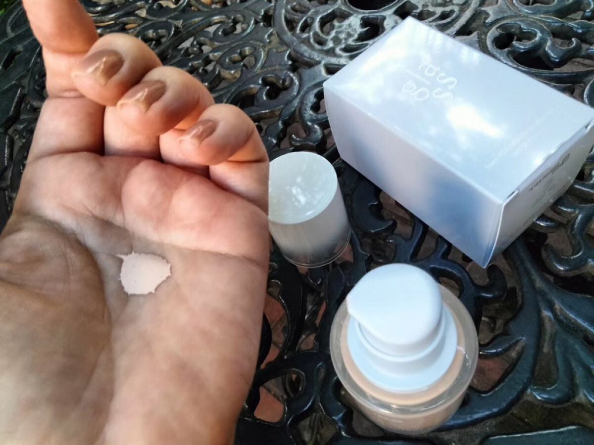 フィーファンデーションガラス/fwee/リキッドファンデーションを使ったクチコミ(2枚目)