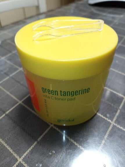 グリーンタンジェリン ビタCダークスポットケアパッド/goodal/トナーパッドを使ったクチコミ(1枚目)