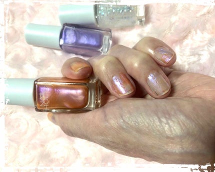 ネイルホリック リミテッドカラー Sea Shell/ネイルホリック/マニキュアを使ったクチコミ(2枚目)