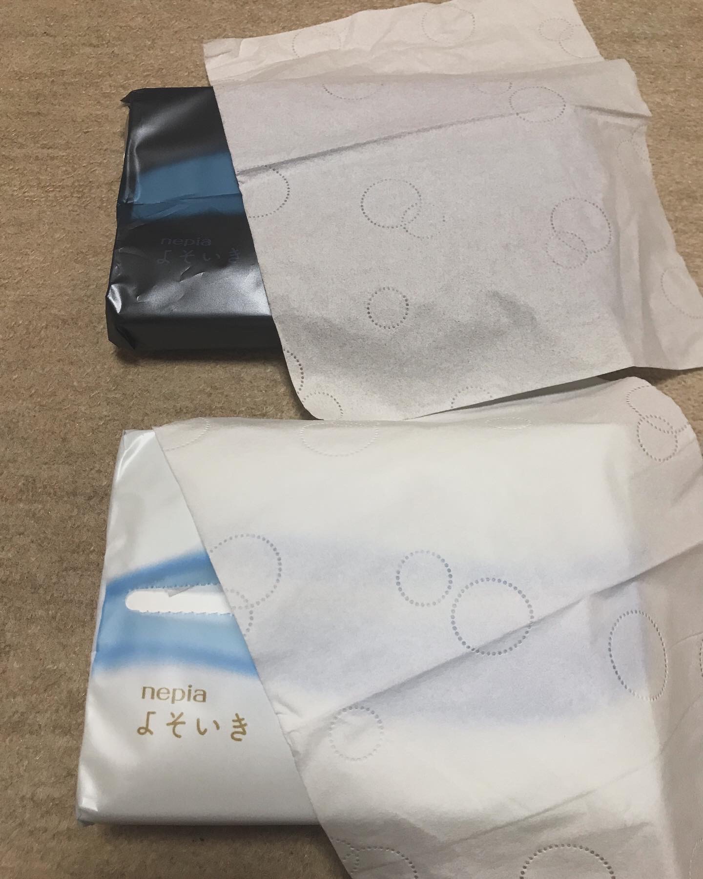 よそいき保湿ティシュ/ネピア/ティッシュを使ったクチコミ（3枚目）