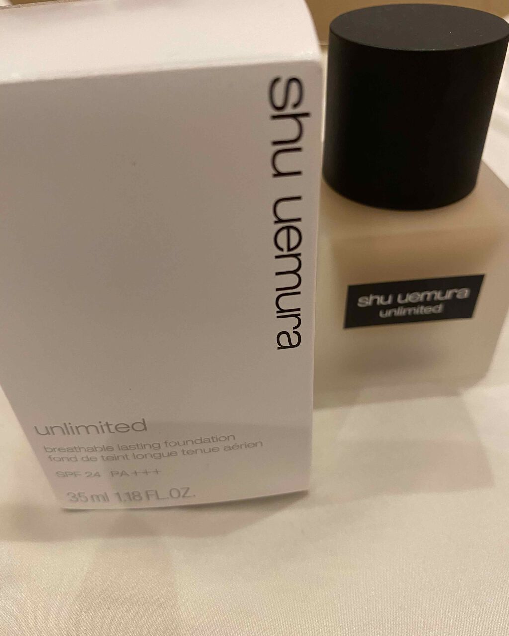 （旧）アンリミテッド ラスティング フルイド/shu uemura/リキッドファンデーションを使ったクチコミ（1枚目）