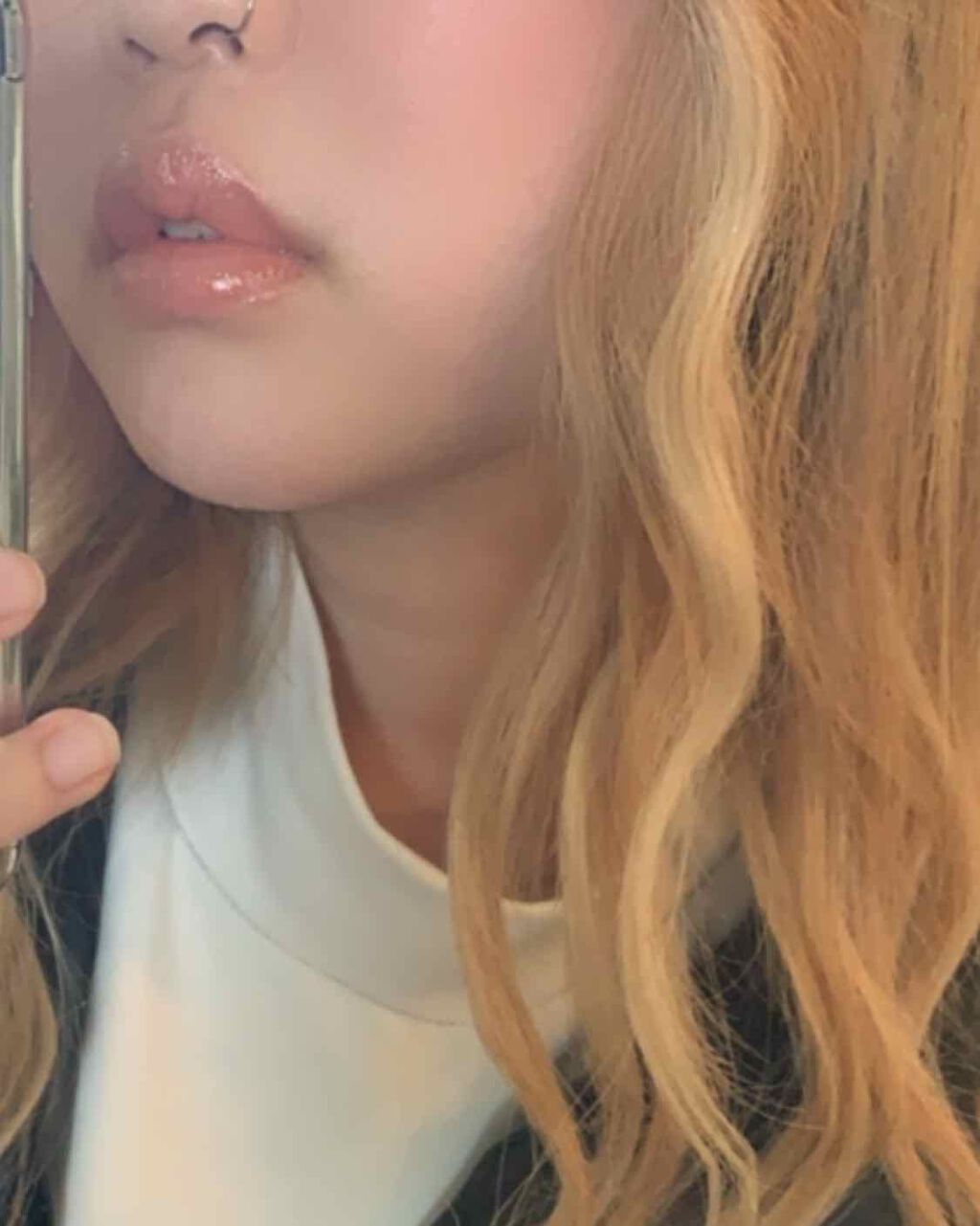 ルージュ ヴォリュプテ シャイン/YVES SAINT LAURENT BEAUTE/口紅を使ったクチコミ（2枚目）