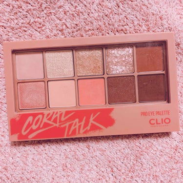 プロ アイ パレット 03 CORAL TALK/CLIO/アイシャドウパレットを使ったクチコミ（2枚目）