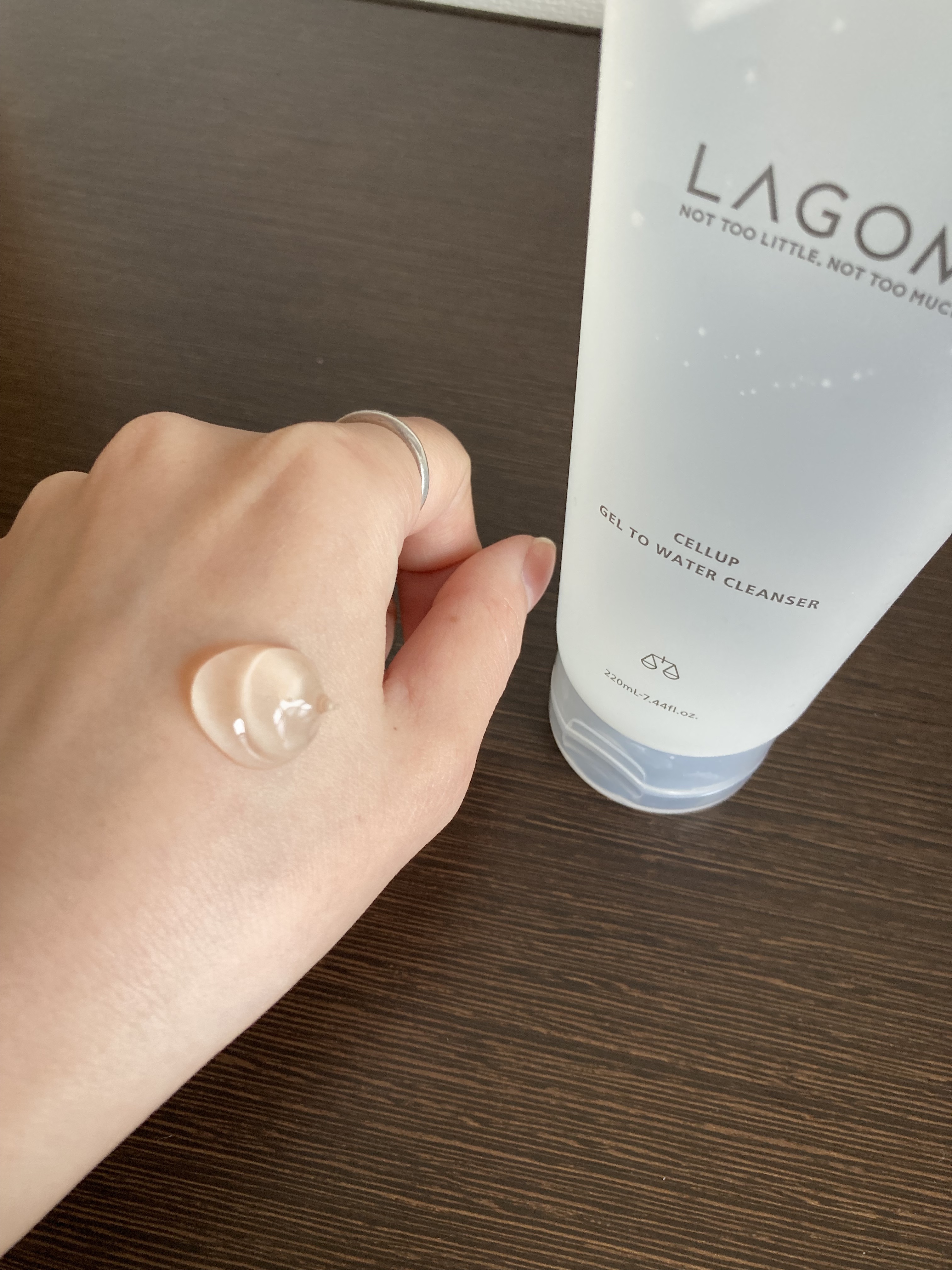 ラゴム ジェルトゥウォーター クレンザー(朝用洗顔)/LAGOM /その他洗顔料を使ったクチコミ（3枚目）