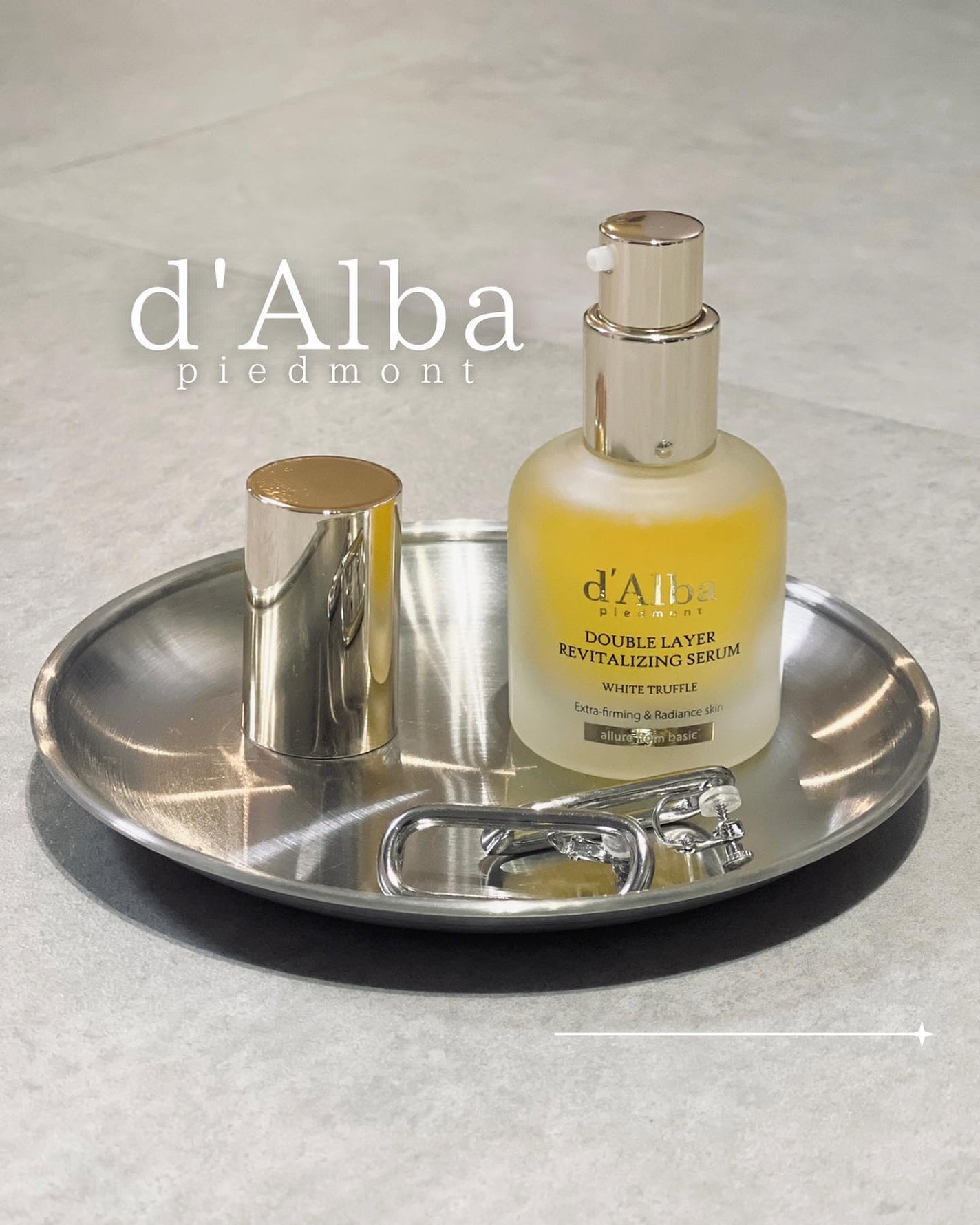 ホワイトトリュフダブルレイヤーリバイタライジングセラム/ダルバ/美容液を使ったクチコミ(1枚目)