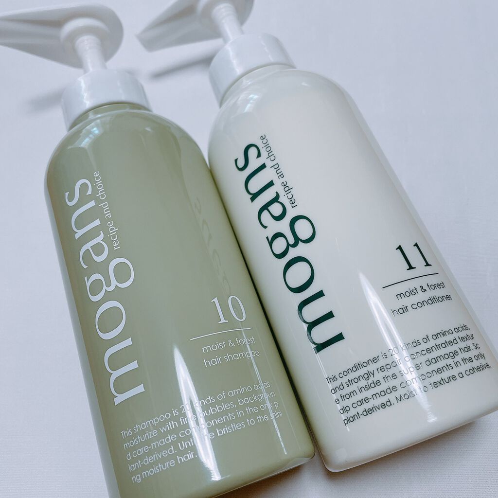 ノンシリコン アミノ酸シャンプー／コンディショナー (モイスト＆フォレスト) シャンプー/MOGANS/市販シャンプーを使ったクチコミ（1枚目）