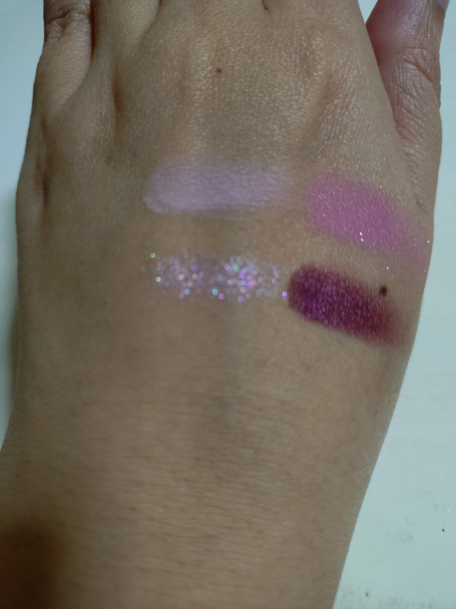 スターライト アイシャドウ #01 PINK PURPLE/TIRTIR(ティルティル)/アイシャドウパレットを使ったクチコミ（3枚目）