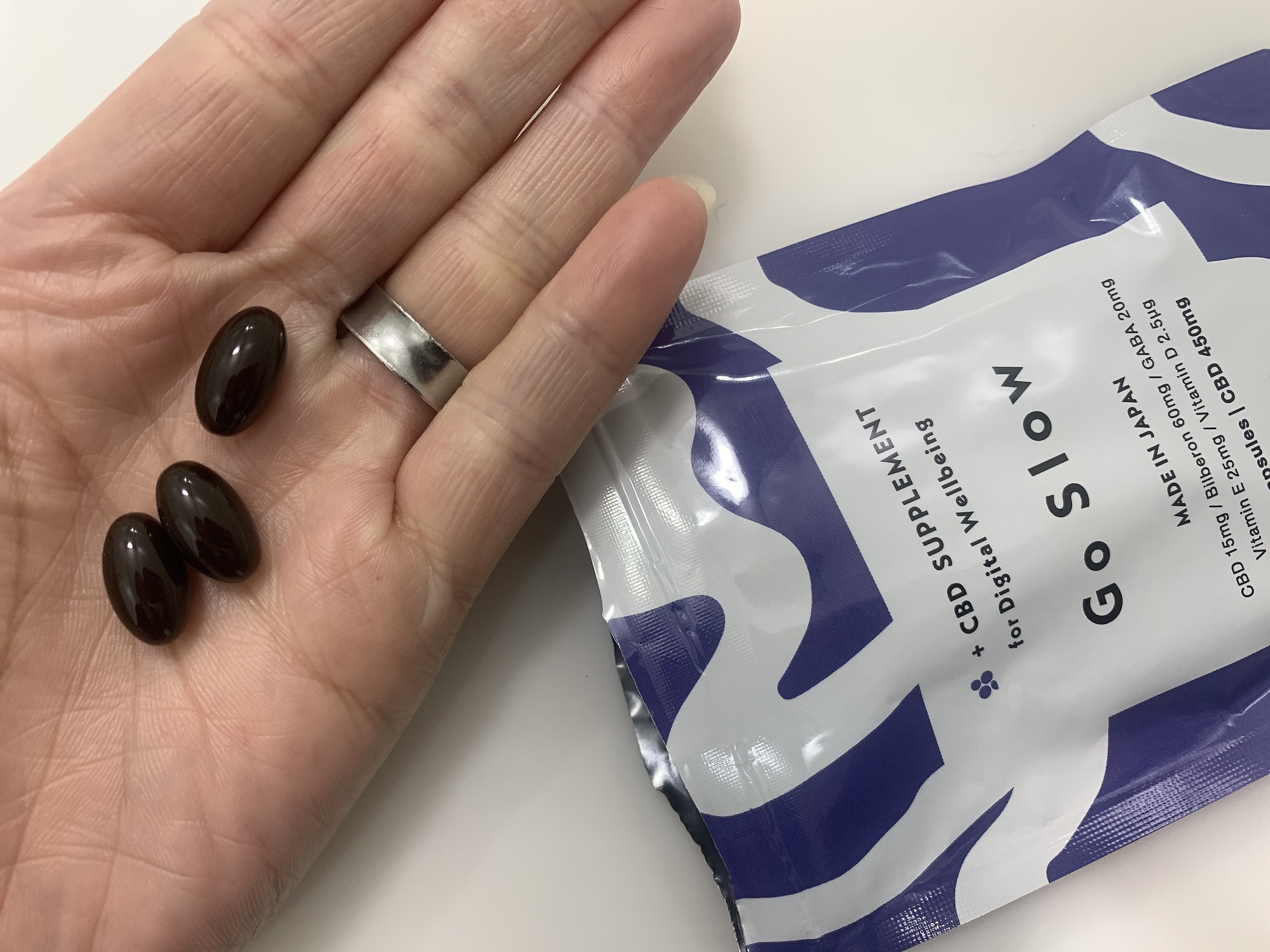 CBDサプリメント for デジタルウェルビーイング/Go Slow/健康サプリメントを使ったクチコミ（2枚目）