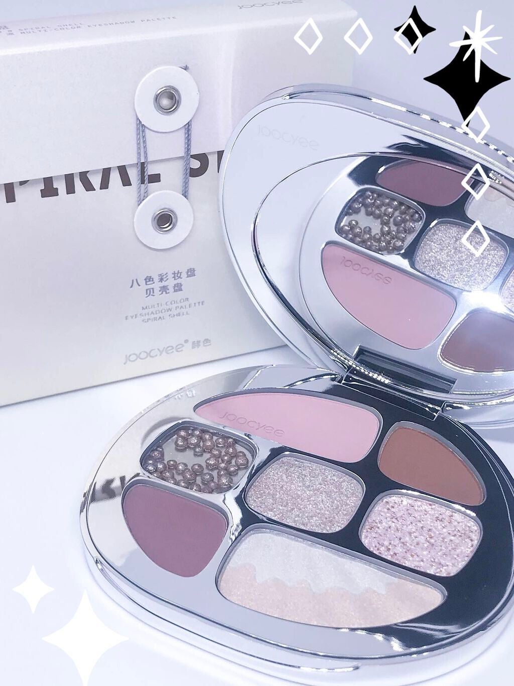 貝殻マルチパレット/Joocyee/アイシャドウパレットを使ったクチコミ(1枚目)