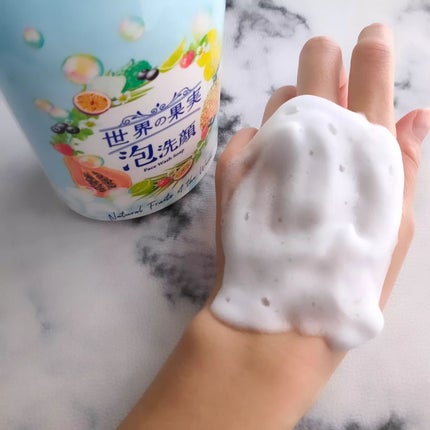 世界の果実 すっきり泡洗顔/世界の果実/泡洗顔を使ったクチコミ(4枚目)