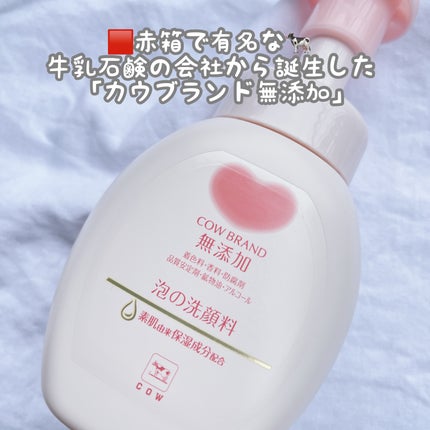泡の洗顔料/カウブランド無添加/泡洗顔を使ったクチコミ(2枚目)
