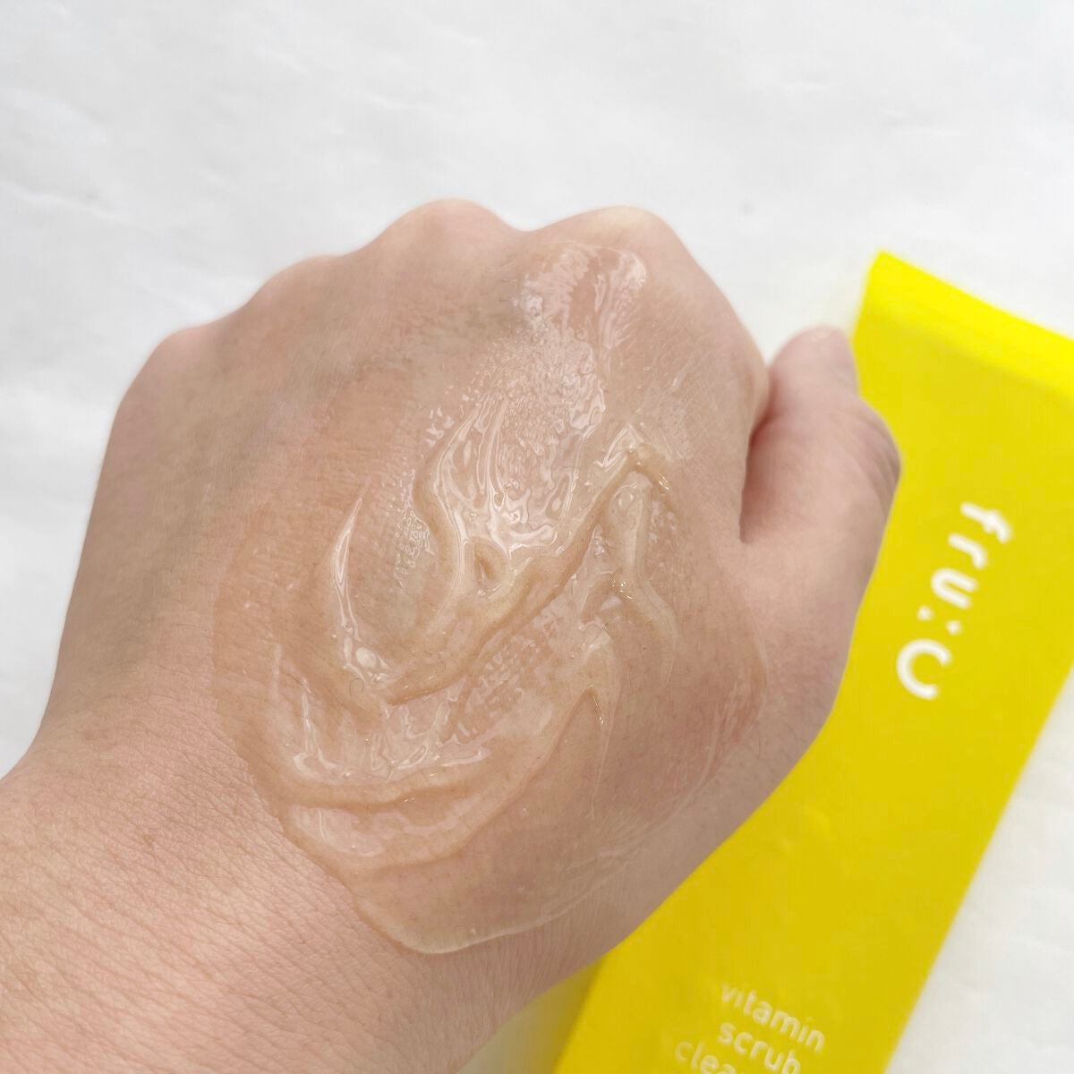 ビタミンスクラブクレンジング/Fru:C/クレンジングジェルを使ったクチコミ(5枚目)