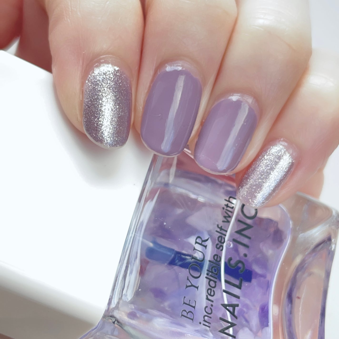 クリスタル メイド ミー ドゥ イット デュオ キット/nails inc./マニキュアを使ったクチコミ(3枚目)