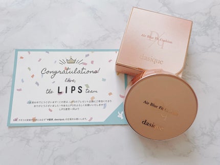 エアーブラーフィットクッション/dasique/クッションファンデーションを使ったクチコミ(1枚目)