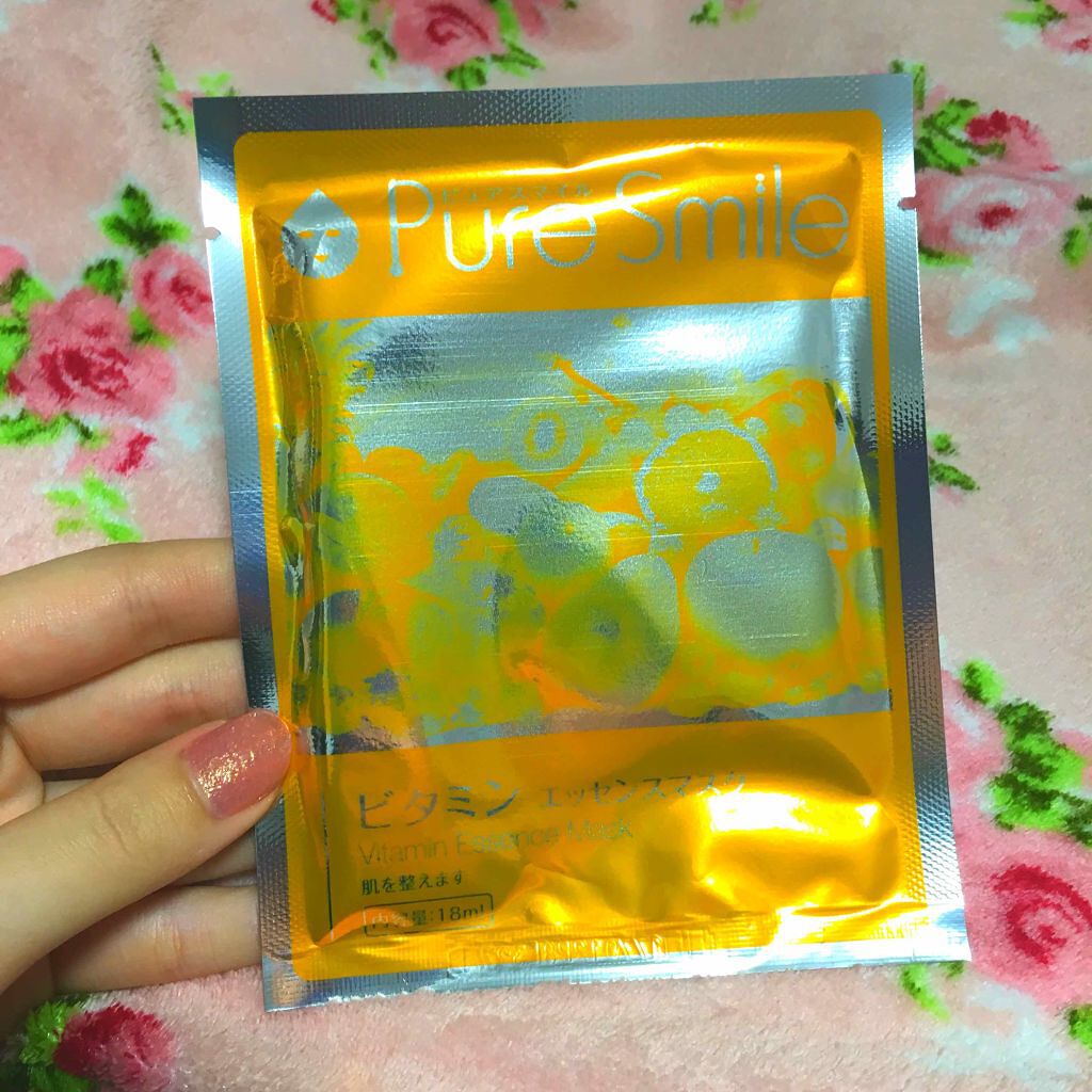 エッセンスマスク 毎日マスク8枚セット ビタミン/Pure Smile/シートマスク・パックを使ったクチコミ（3枚目）