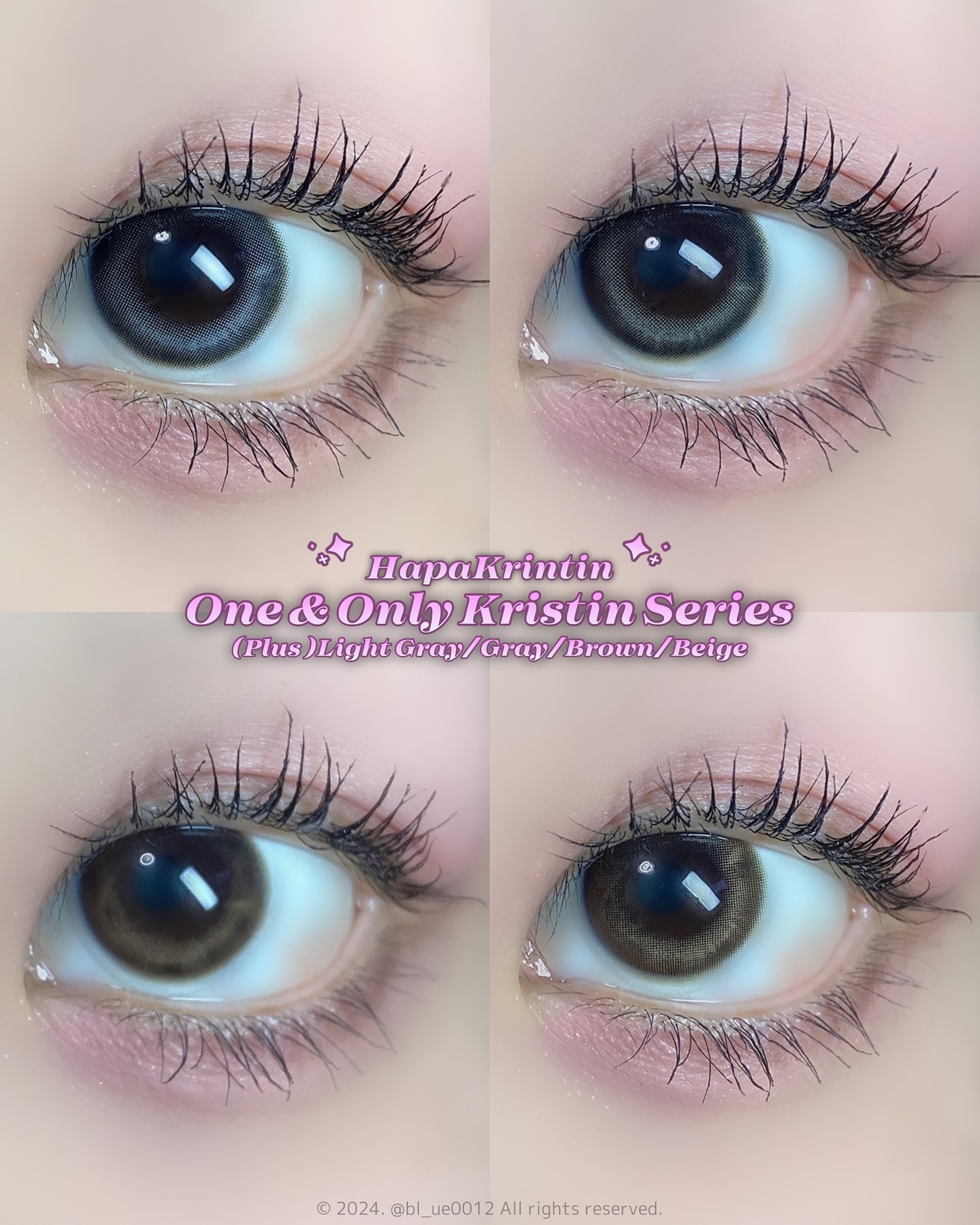 One & Only Kristin/Hapa kristin/カラーコンタクトレンズを使ったクチコミ（1枚目）