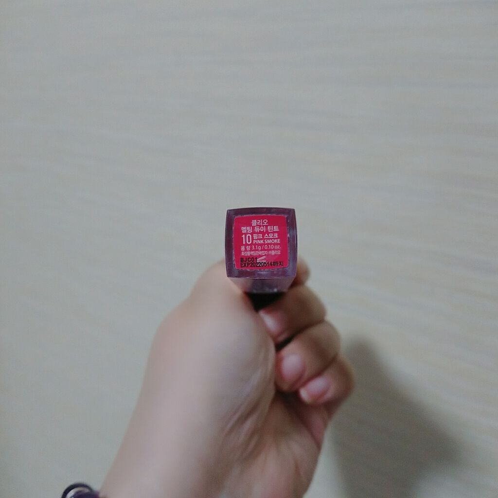 メルティングデューイティント #10 Pink Smoke/CLIO/口紅を使ったクチコミ（2枚目）