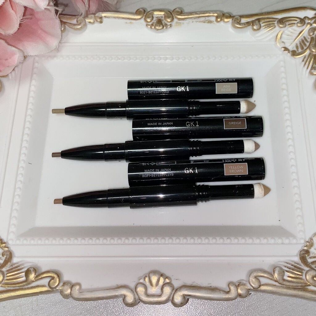 ロングステイ アイブロウパウダー&ペンシル/ブリリアージュ/アイブロウペンシルを使ったクチコミ(2枚目)