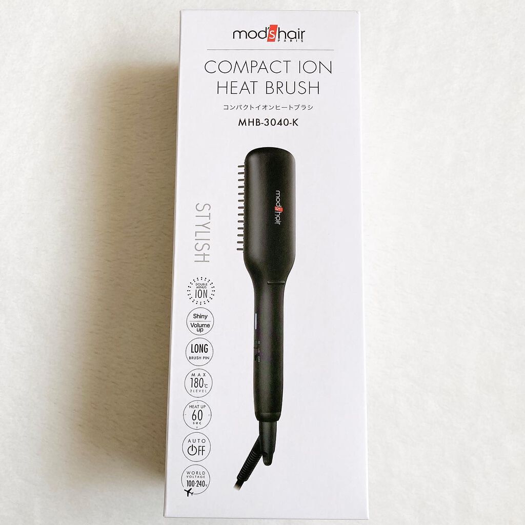 スタイリッシュ コンパクトイオンヒートブラシ MHB-3040-K/mod's hair/ヒートブラシを使ったクチコミ(8枚目)