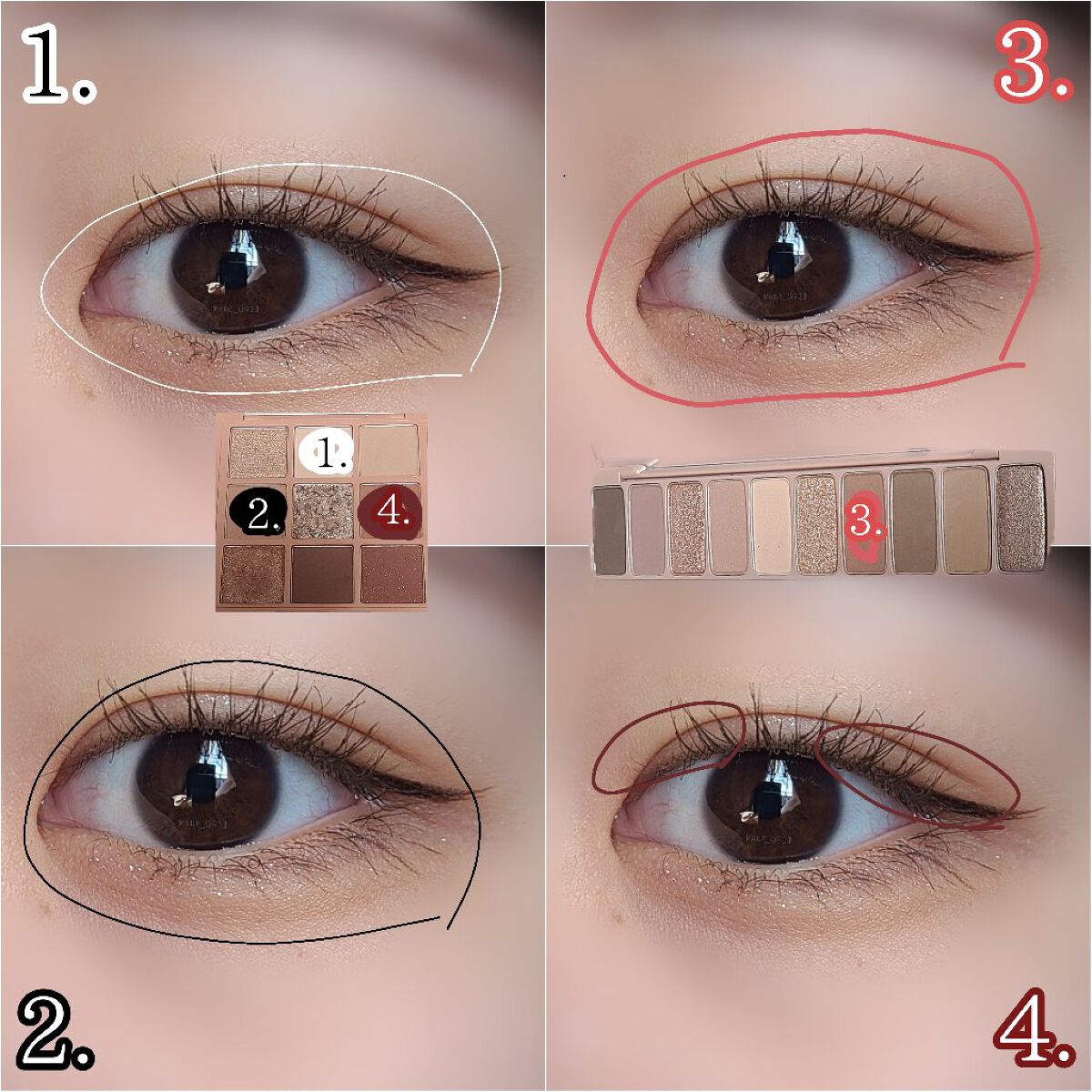 プレイカラーアイズ クッキーチップス/ETUDE/アイシャドウパレットを使ったクチコミ（2枚目）