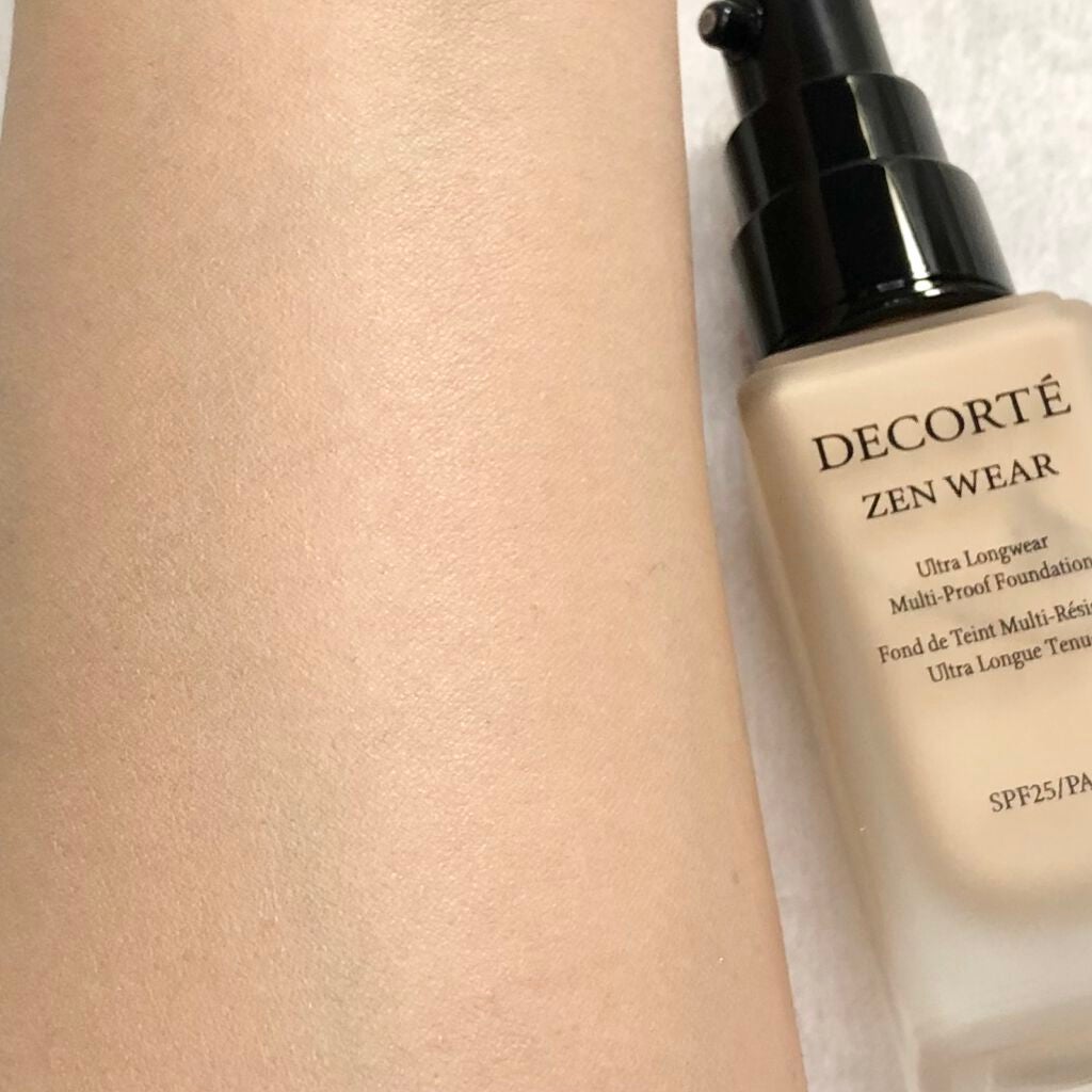 ゼン ウェア フルイド/DECORTÉ/リキッドファンデーションを使ったクチコミ(6枚目)