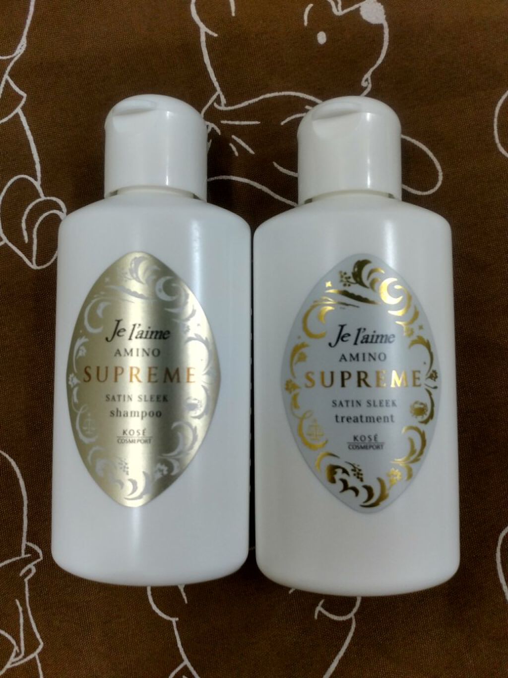 アミノ シュープリーム シャンプー/トリートメント(サテンスリーク)/Je l'aime/市販シャンプーを使ったクチコミ(3枚目)