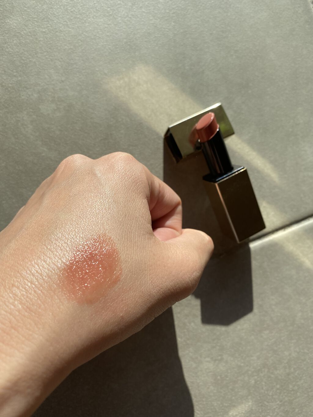 ルージュスナイデル n 04 Caramel Kiss【旧】/SNIDEL BEAUTY/口紅を使ったクチコミ（3枚目）