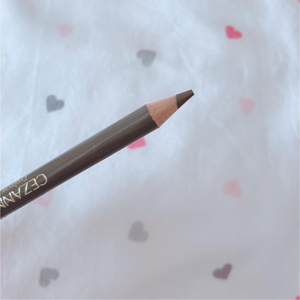 ブラシ付 アイブロウ 02 オリーブブラウン/CEZANNE/アイブロウペンシルを使ったクチコミ（2枚目）