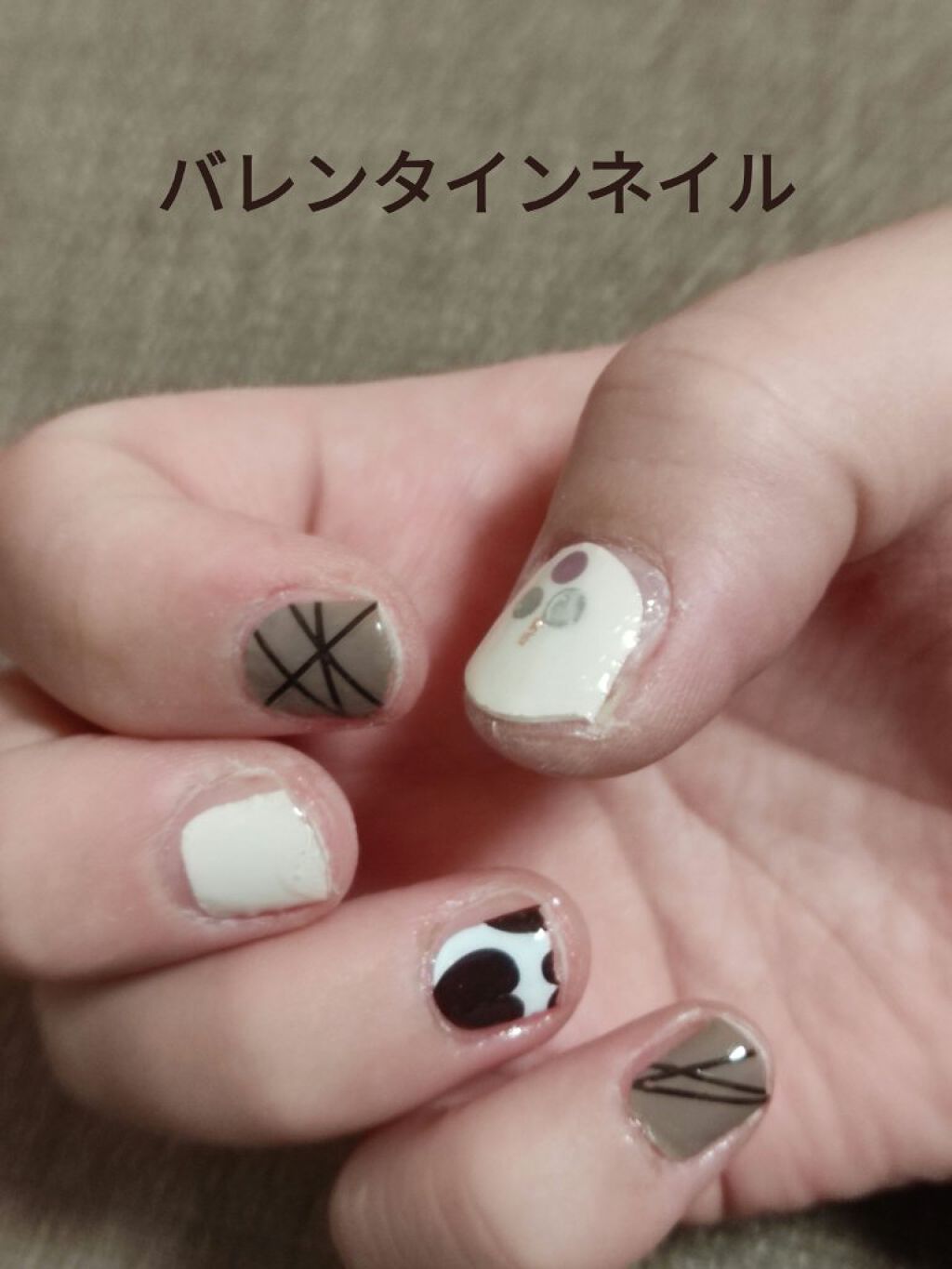 ネイルシール/Qoo10/ネイルシールを使ったクチコミ（2枚目）