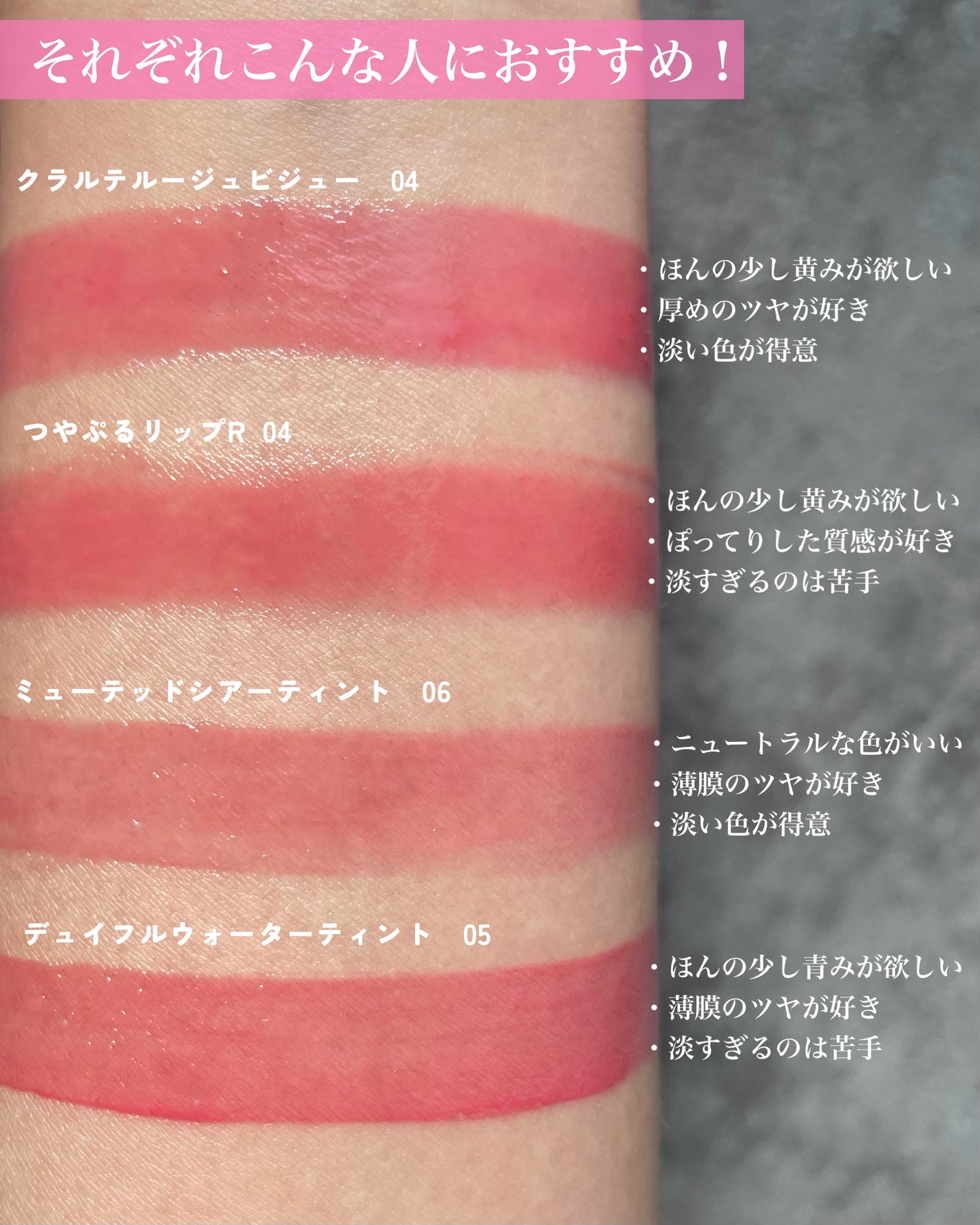 つやぷるリップR/b idol/口紅を使ったクチコミ(5枚目)