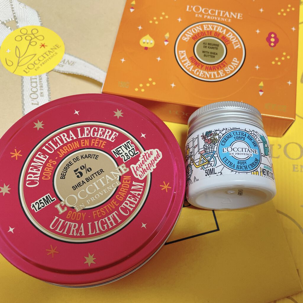 フェスティブガーデン スノーシア ボディクリーム/L'OCCITANE/ボディクリームを使ったクチコミ（1枚目）