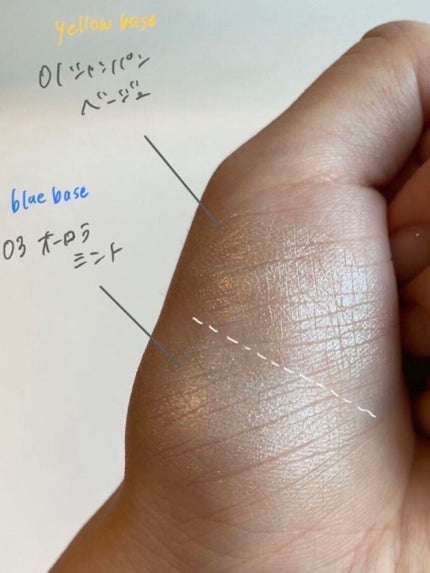 パールグロウハイライト/CEZANNE/パウダーハイライトを使ったクチコミ(2枚目)