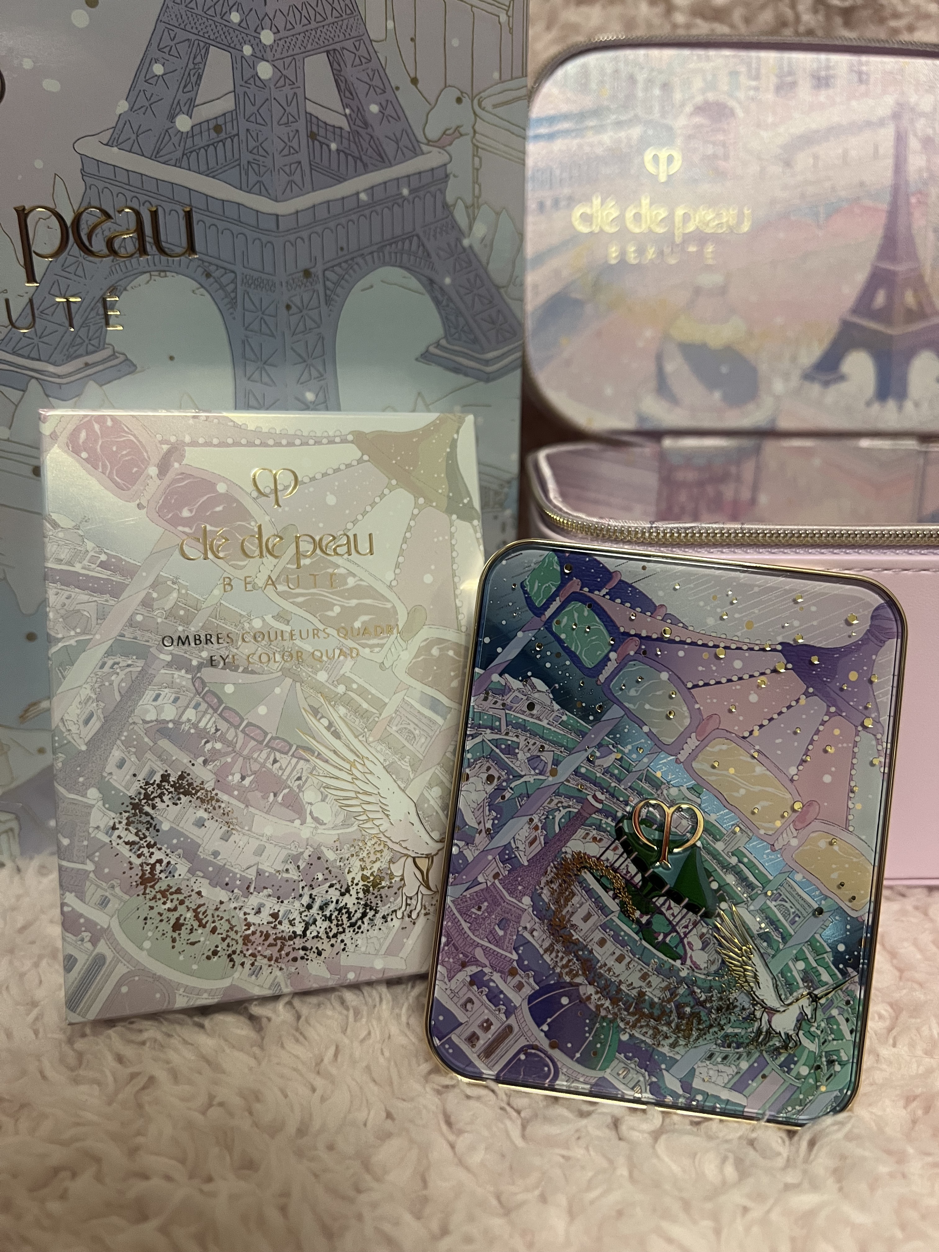 オンブルクルールクアドリ 502 Wings of Wonder（ホリデーコレクション2024）/クレ・ド・ポー ボーテ/アイシャドウパレットを使ったクチコミ（1枚目）